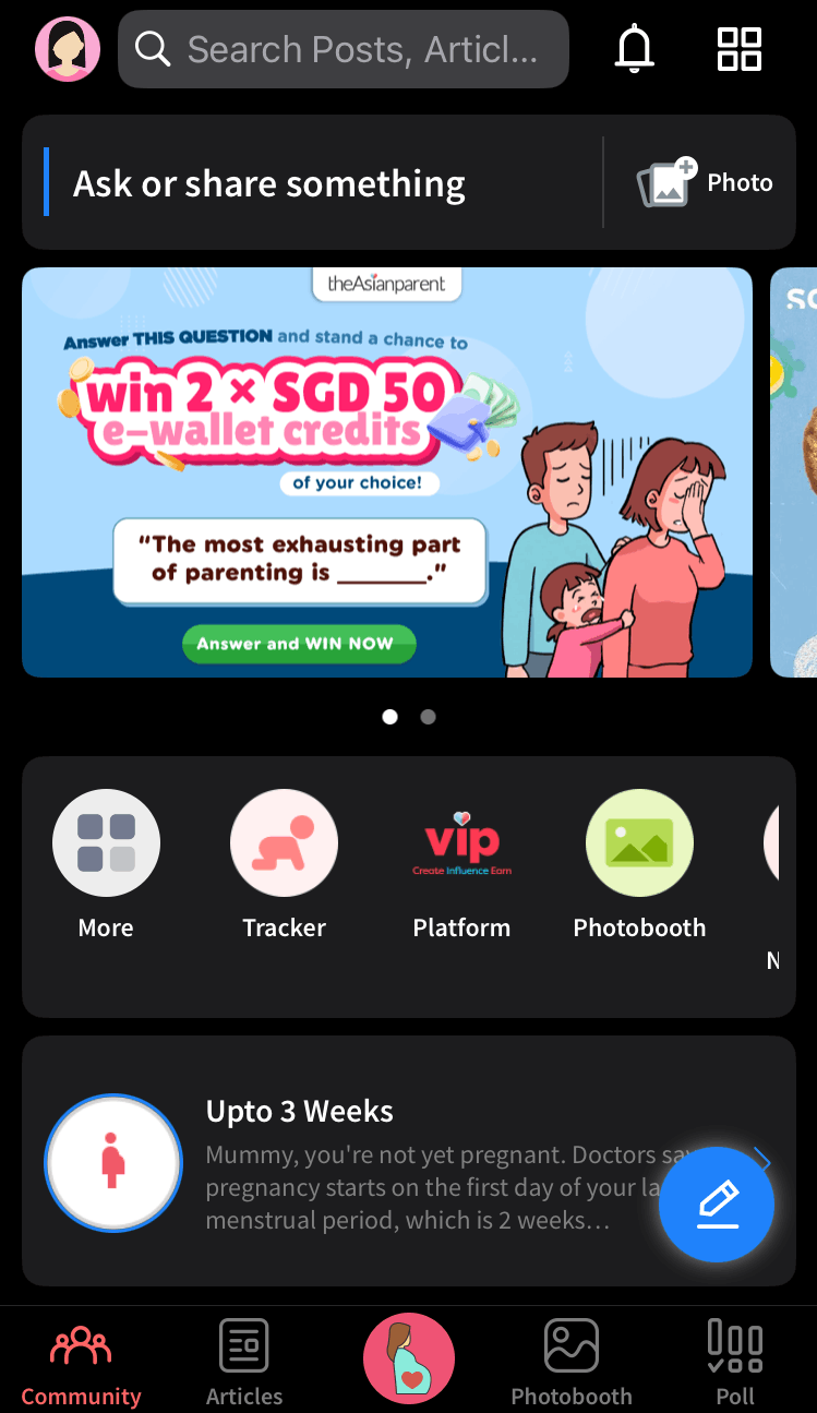 Baby Care Tracker App Interface