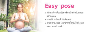 Easy Pose โยคะคนท้อง คลอดลูกง่าย
