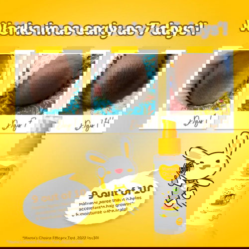 Hair Vitamin Lotion Progress