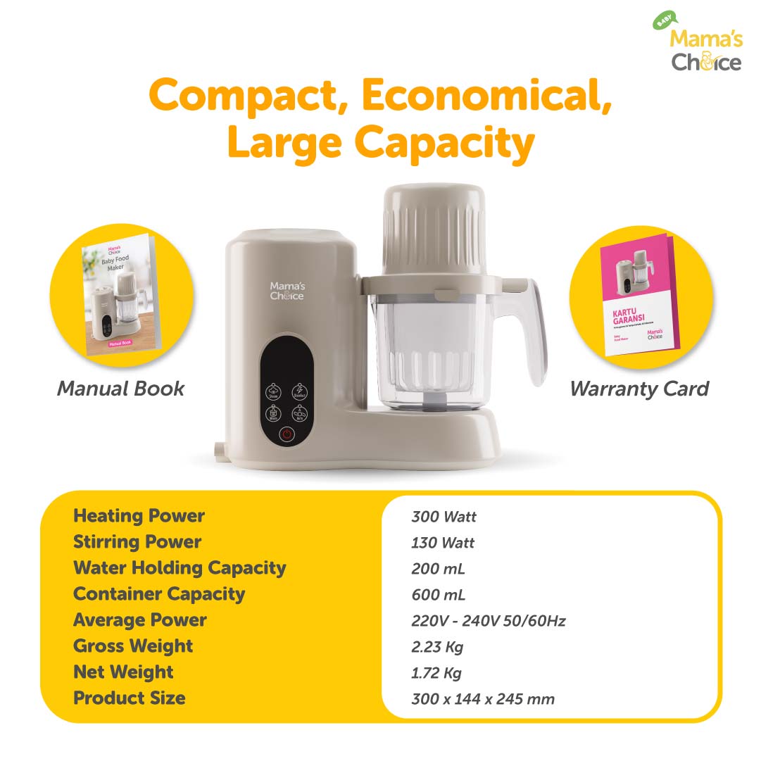 4 in 1 Baby Food Maker Mama's Choice Malaysia