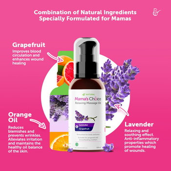Mama's Choice Relaxing Massage Oil