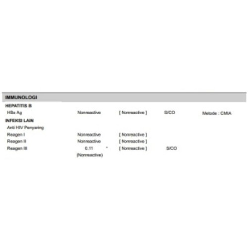 Pemeriksaan Immunologi