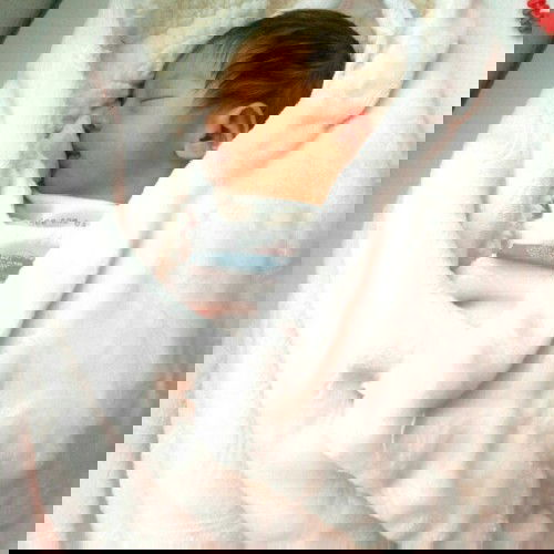 Newborn with different haircolour