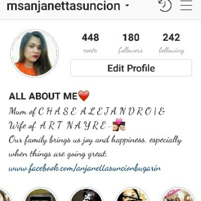 Follow me on Instagram