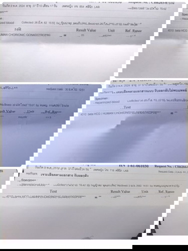 Beta hcg ขึ้นตามเกณฑ์ไหม