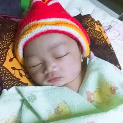 Alhamdulillaah,,bunda terimakasih atas doanya,,Aku telah melahirkan putra kecilku dngan selamat,,