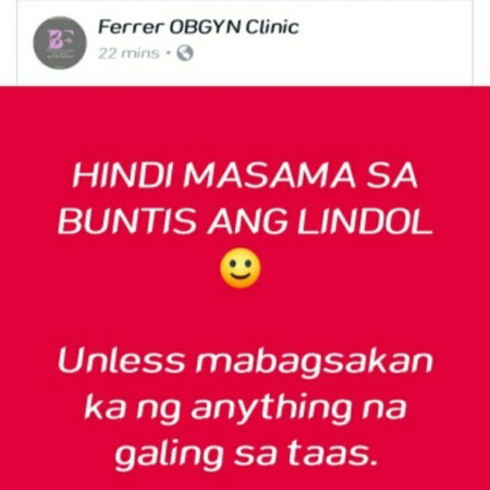 dont panic po mga pregnant..  ayon kay OB