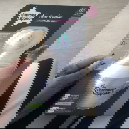 anybody want tomee tipee milk bottle and pacifier