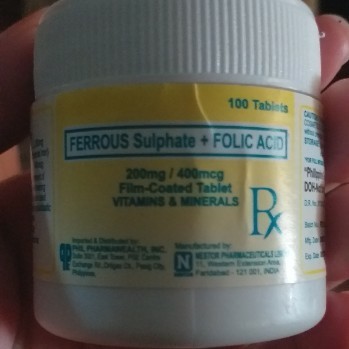 FERROUS SULPHATE + FOLIC ACID