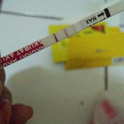 hasil tespack samar