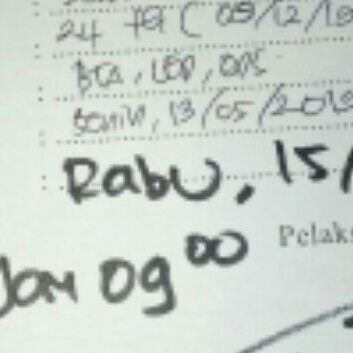 ngambil hasil lab paru"