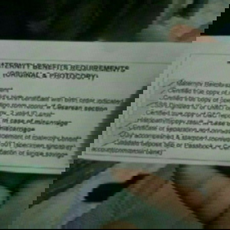 Maternity Reimbursement