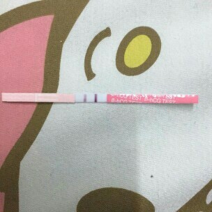 อยากถามว่าตรวดฉี่แล้วขึ้นแบบนี้ท้องป่าวค่ะ