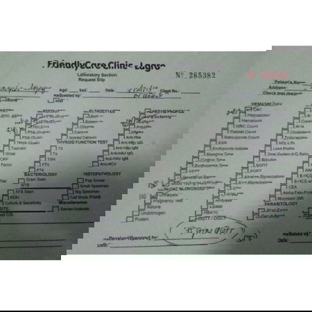 lab test