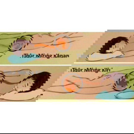 tidur miring ke mana