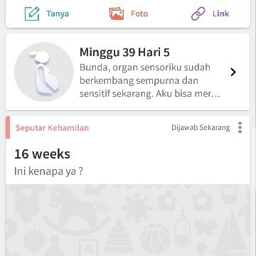 belum ada tanda2