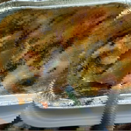 makan lasagna