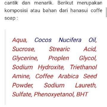 sabun muka cofe hanasui