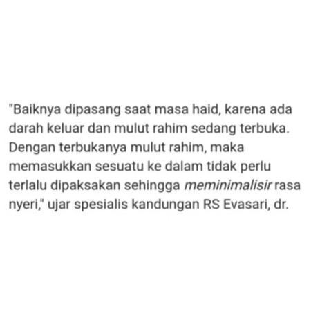 waktu yg tepat untuk KB