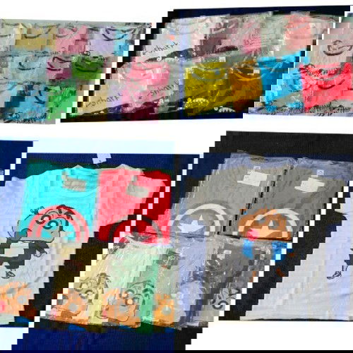 kaos anak import 100k dapat 4 pcs