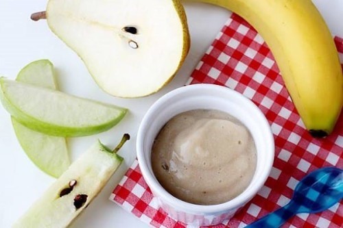 Resepi Puri Pisang + Pear