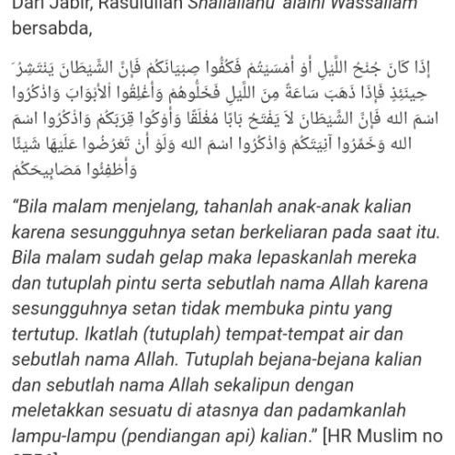 Bayi menangis ketika magrib