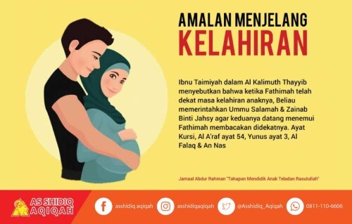 AMALAN MENJELANG KELAHIRAN