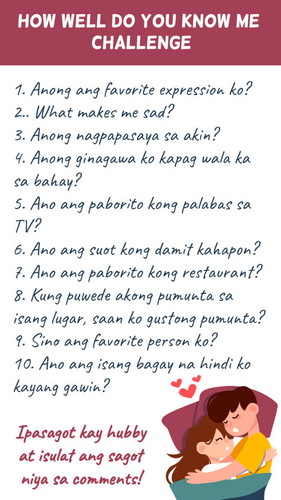 Gaano ka kakilala ni hubby?