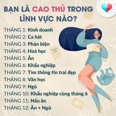 Bạn là trùm cao thủ trong lĩnh vực nào?