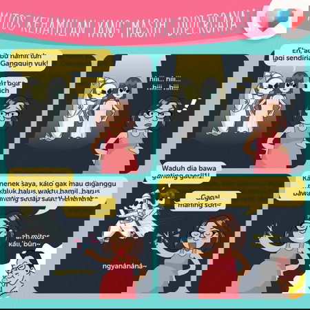 Bumil sebaiknya bawa gunting agar tidak diganggu setan?