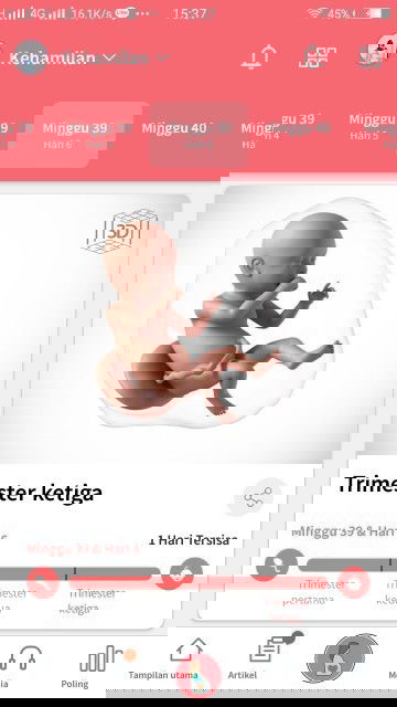 waktunya hpl tapi belum merasakan apa2