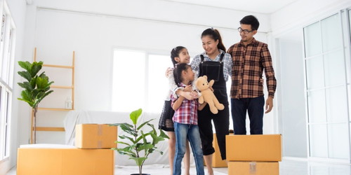 Did you buy a bigger house when you had kids?