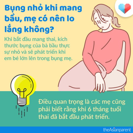 Mang thai tới tam ca nguyệt thứ 3 rồi mà bụng vẫn nhỏ có đáng lo ngại không?