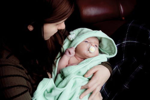 What is the first sense a baby develops?