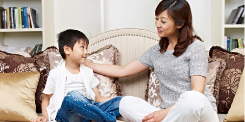 Who does your child prefer talking to?
