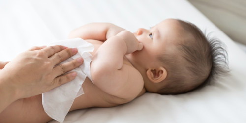 How many packs of wet wipes did you consume through a week when your child was still wearing diapers?