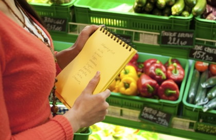 Do you always have a checklist of items to buy?