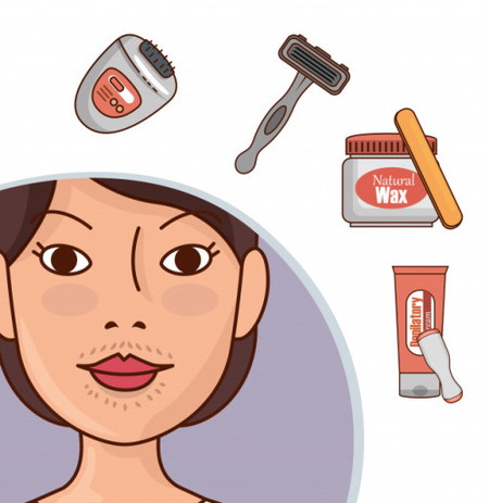 May buhok ka ba sa upper lip (manipis na bigote)?