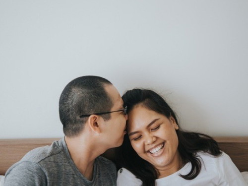 Does your husband kiss you in the morning?