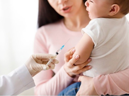 What side effect does your baby show due to vaccination?