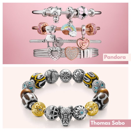 Alin ang gusto mong matanggap na bracelet—Pandora o Thomas Sabo?