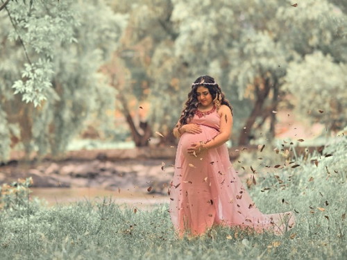 The best thing about a pregnant woman's body is (having) …