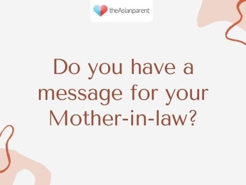 Ma/Mum, I have something to say ...