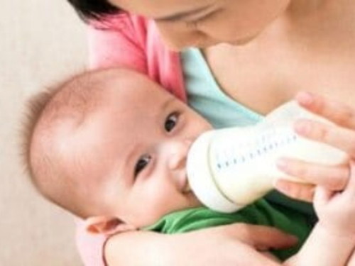 Does a baby's weight depend on the amount of milk he or she consumes?