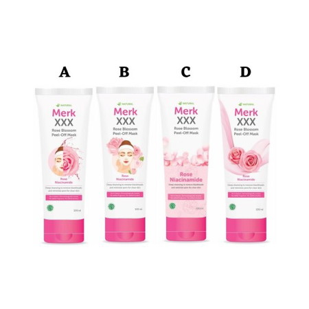 Untuk produk peel-off mask, desain manakah yang Bunda paling suka?