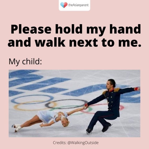 Parents, does this happen to you when you're with your child? 🤝