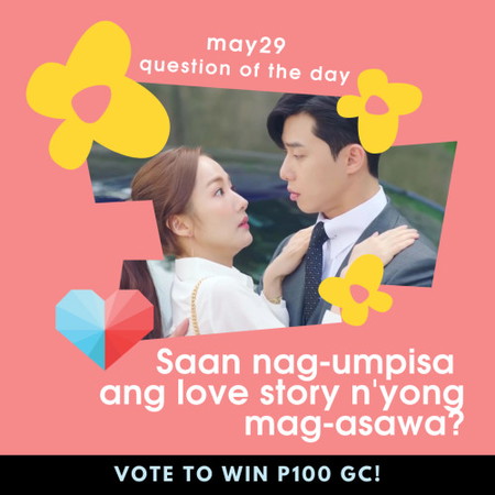 Check here: <a href='https://community.theasianparent.com/q/saan-nag-umpisa-ang-love-story-nyong-mag-asawaanswer-qotd-get-chance-wi/3342028' target='_blank' >https://community.theasianparent.com/q/saan-nag-umpisa-ang-love-story-nyong-mag-asawaanswer-qotd-get-chance-wi/3342028</a>