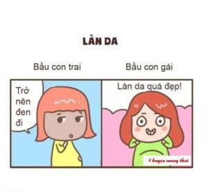 Dấu hiệu nhận biết thai nhi này có đúng?