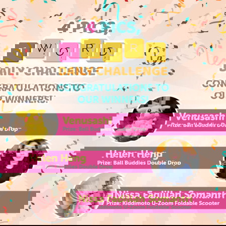 4 Pics 1 Word Daily Challenge Winners Announcement 🥳