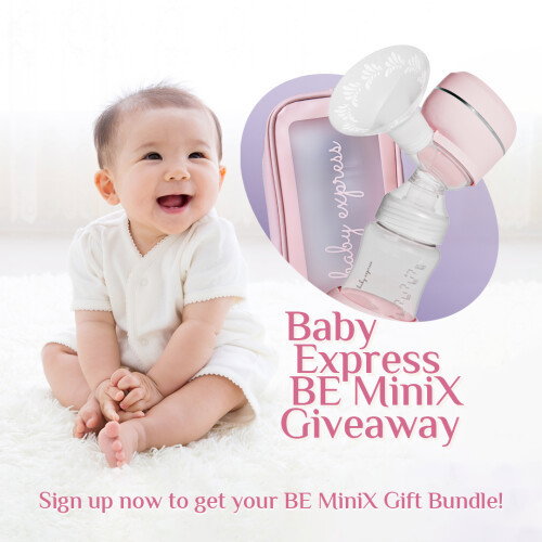 [GIVEAWAY] Baby Express Be Mini X Portable Breast Pump And Travel Pouch Sets!